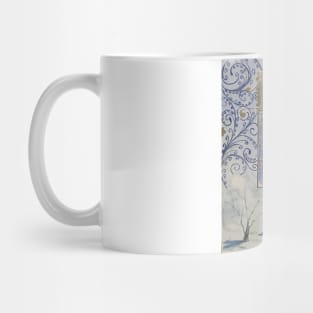 Snowy Bible Verse Watercolor Mug